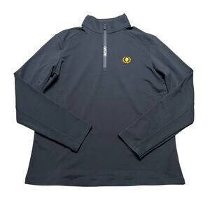G/FORE Quarter Zip Pullover Onyx Black Men’s Size S Golf Performance Top